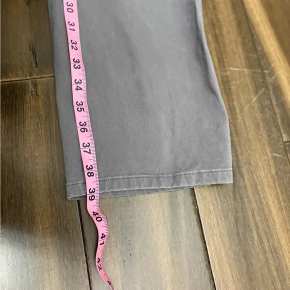 Dockers Men's Gray Chinos Slim/Coupe Sz 36x39 Pockets Casual Work Office Belt - Picture 4 of 11